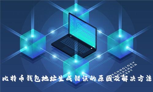 比特币钱包地址生成错误的原因及解决方法